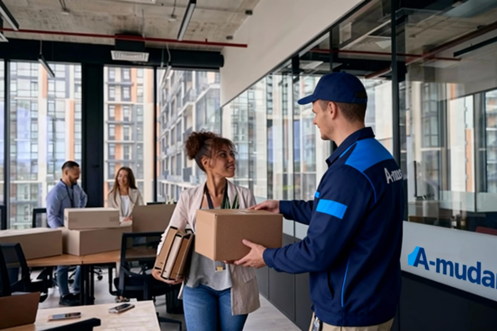 Mudanza empresarial y reubicación corporativa con A-mudar